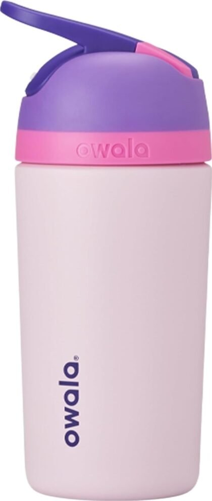 Owala Kids Flip Insulated Stainless-Steel Water Bottle 14 oz – Bunny Business Purple/Pink