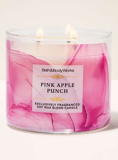 Pink Apple Punch 3-Wick Candle – Bath & Body Works – 14.5 oz