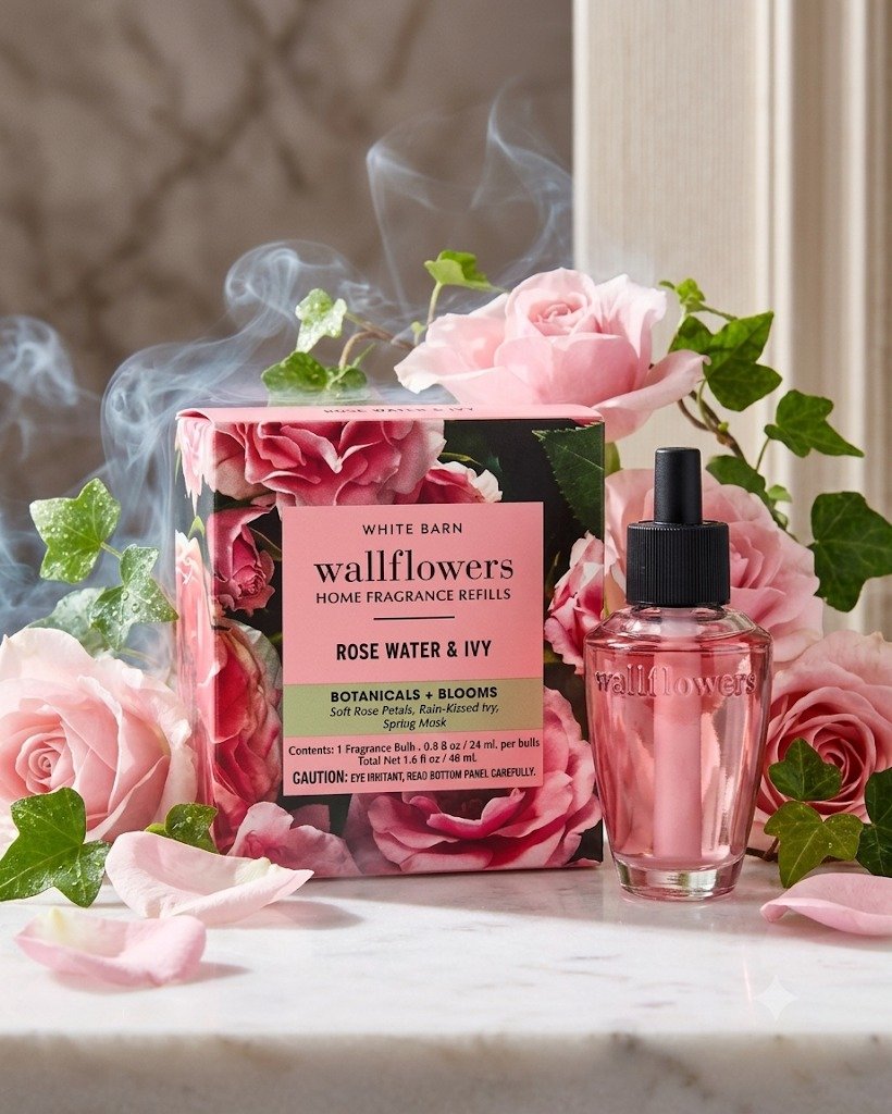 Bath & Body Works Rose Water & Ivy Wallflowers Refills 2-Pack - Image 3