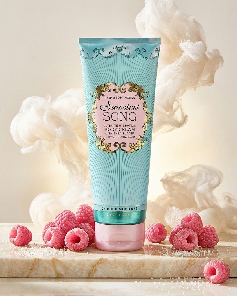 Bath & Body Works Sweetest Song Ultimate Hydration Body Cream 8 oz - Image 3