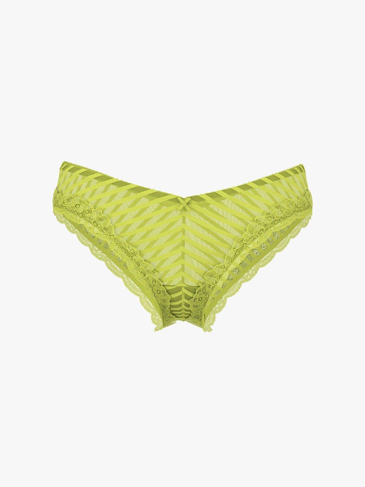 Tease Sheer Stripe High-Leg Cheeky Panty Gecko Yellow – Victoria’s Secret