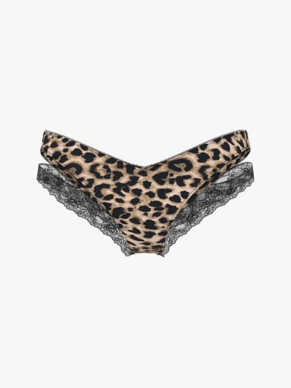 Very Sexy Rose Lace-Trim Cut-Out Cheeky Panty Leopard – Victoria’s Secret