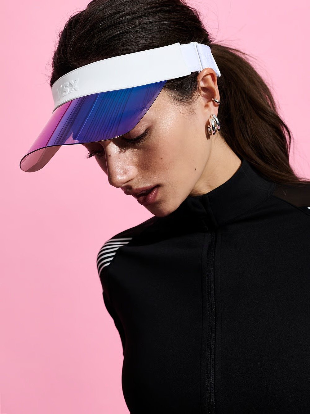 Victoria’s Secret VSX Visor White – Gorra Deportiva Blanca - Image 3