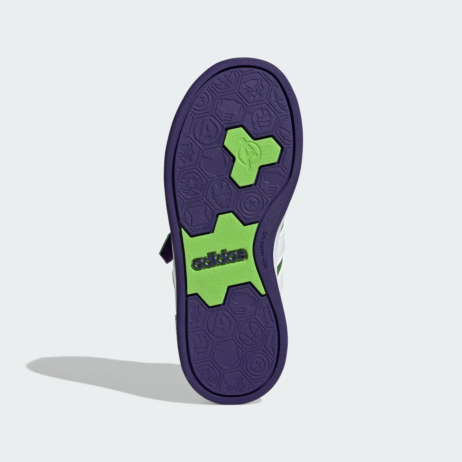 Zapatos Adidas Grand Court Hulk El K Talla 1 De Nino – Diseño Ergonómico, Materiales de Alta Calidad y Máximo Confort - Image 2
