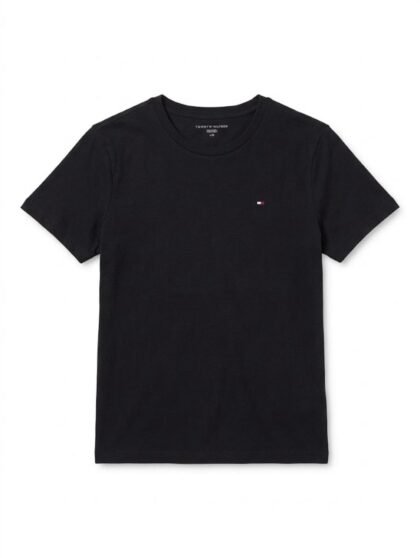 Franela Tommy Hilfiger Negra Talla L – Diseño Ergonómico, Materiales de Alta Calidad y Máximo Confort
