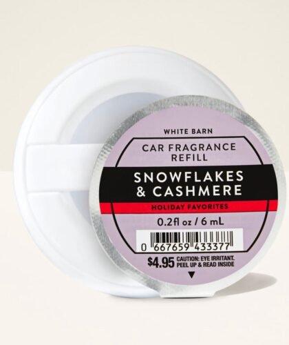 Repuesto de Fragancia para Auto White Barn Bath & Body Works 6ml Larga Duración y Aroma Continuo