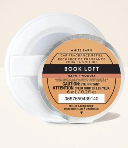 Repuesto de Fragancia para Auto White Barn Bath & Body Works 6ml Larga Duración y Aroma Continuo