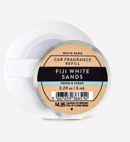 Repuesto de Fragancia para Auto White Barn Bath & Body Works 6ml Larga Duración y Aroma Continuo