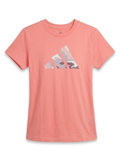 Camiseta Mujer Adidas Essentials 3-Stripes Blanco y Negro Ajuste Ceñido de Algodón Transpirable para Uso Diario
