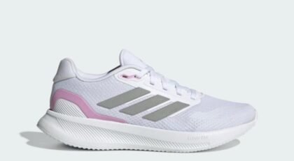 Zapatos Adidas Stan Smith Blancas para Hombre con Franjas Perforadas y Suela de Caucho Natural