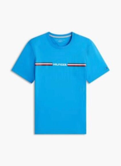 Camiseta Tommy Hilfiger para Hombre de Algodón con Logotipo Clásico Bordado en el Pecho