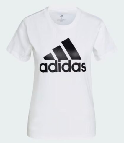 Camiseta Adidas Women Essentials 3-Stripes para Mujer de Algodón Suave con Ajuste Ceñido
