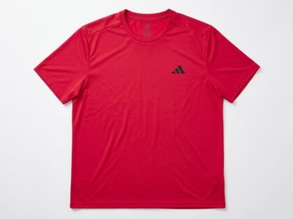 Franela de Entrenamiento Adidas Workout Essentials FreeLift - Rojo Rubí (KD5478) - Talla XL