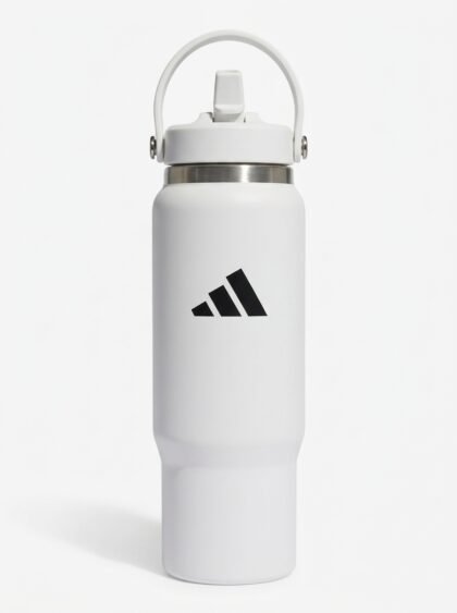 Vaso Termo Deportivo Adidas Steel Straw 900 de Acero Inoxidable - Blanco (White) - 900 ml (30 oz)