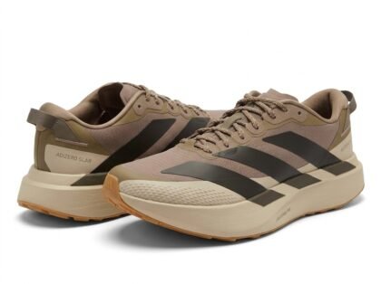 Zapatos Deportivos de Running Todo Terreno para Hombre Adidas Adizero Evo SL ATR M (KI7833) - Caqui Taupe y Oliva con Negro - Talla US 8.5