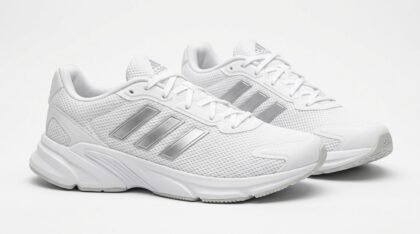 Zapatos Deportivos de Running Adidas Response Runner 2 Unisex - Blanco y Plateado (KJ1738) - Talla US 8.5