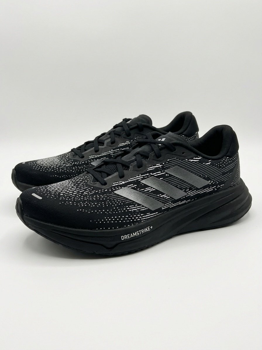 Zapatos Deportivos de Running para Hombre Adidas Supernova Rise 2 M - Negro y Plateado (JQ7707) - Talla US 8 (EUR 41 1/3)