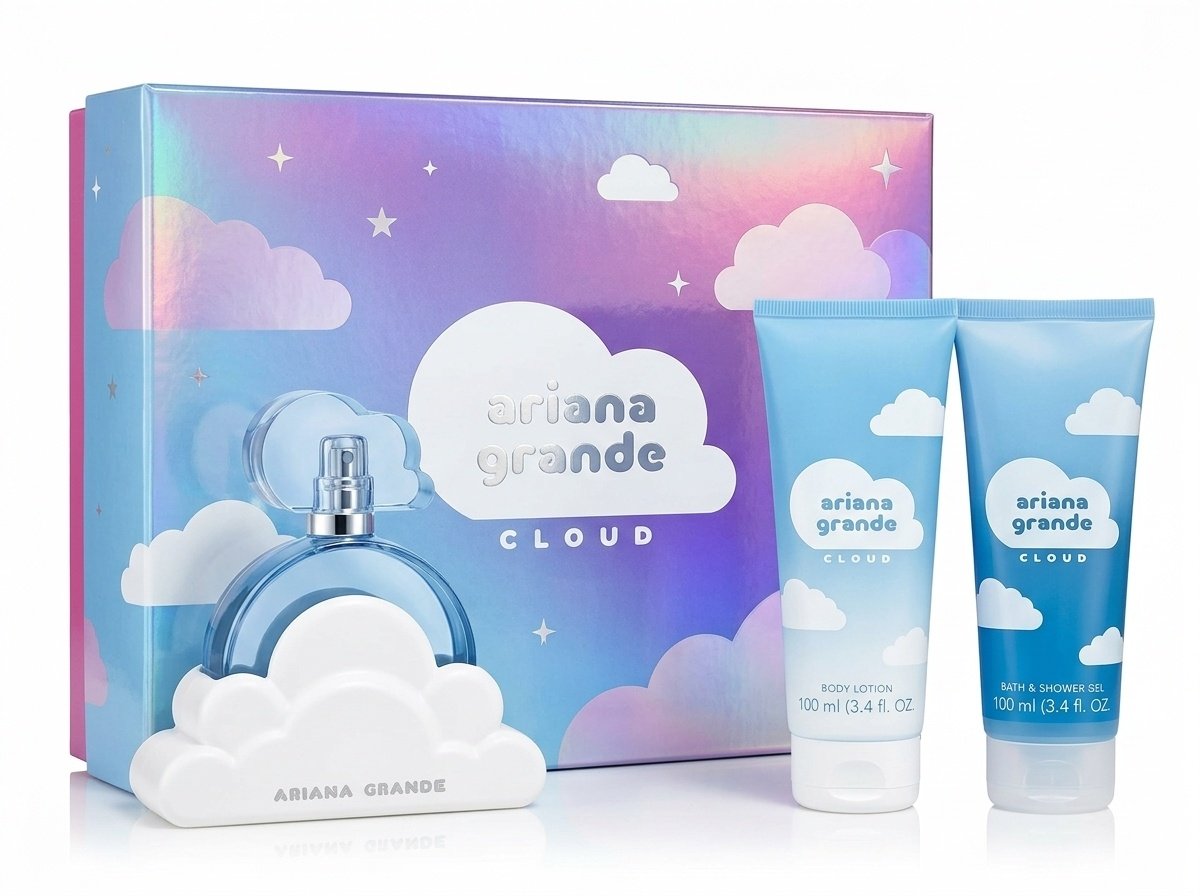 Set de Regalo Ariana Grande Cloud - Eau de Parfum 3.4 oz (3 Piezas) para Mujer
