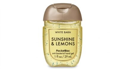 Gel Antibacterial de Bolsillo Bath & Body Works White Barn PocketBac Sunshine & Lemons - 29 ml (1 FL OZ)
