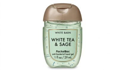 Gel Antibacterial de Bolsillo Bath & Body Works White Barn PocketBac White Tea & Sage - 29 ml (1 FL OZ)