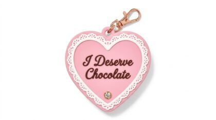 Portagel Antibacterial Llavero Bath & Body Works PocketBac Holder Corazón Caja de Chocolates (I Deserve Chocolate)