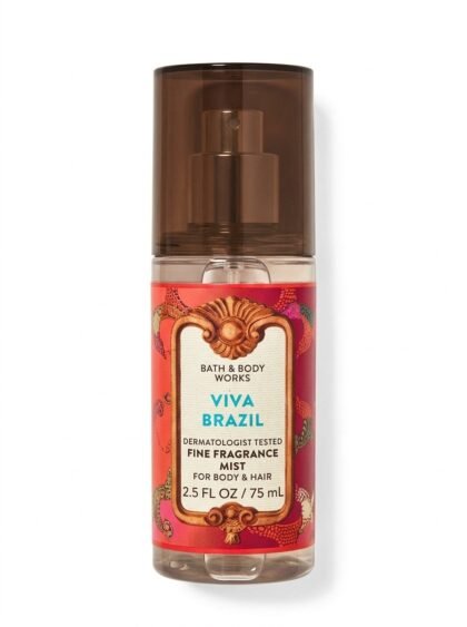Mini Splash para Cuerpo y Cabello de Viaje Bath & Body Works Viva Brazil Fine Fragrance Mist - 75 ml (2.5 FL OZ)