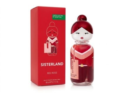 Perfume Benetton Sisterland Red Rose - Eau de Toilette 80 ml (2.7 fl. oz.) para Mujer