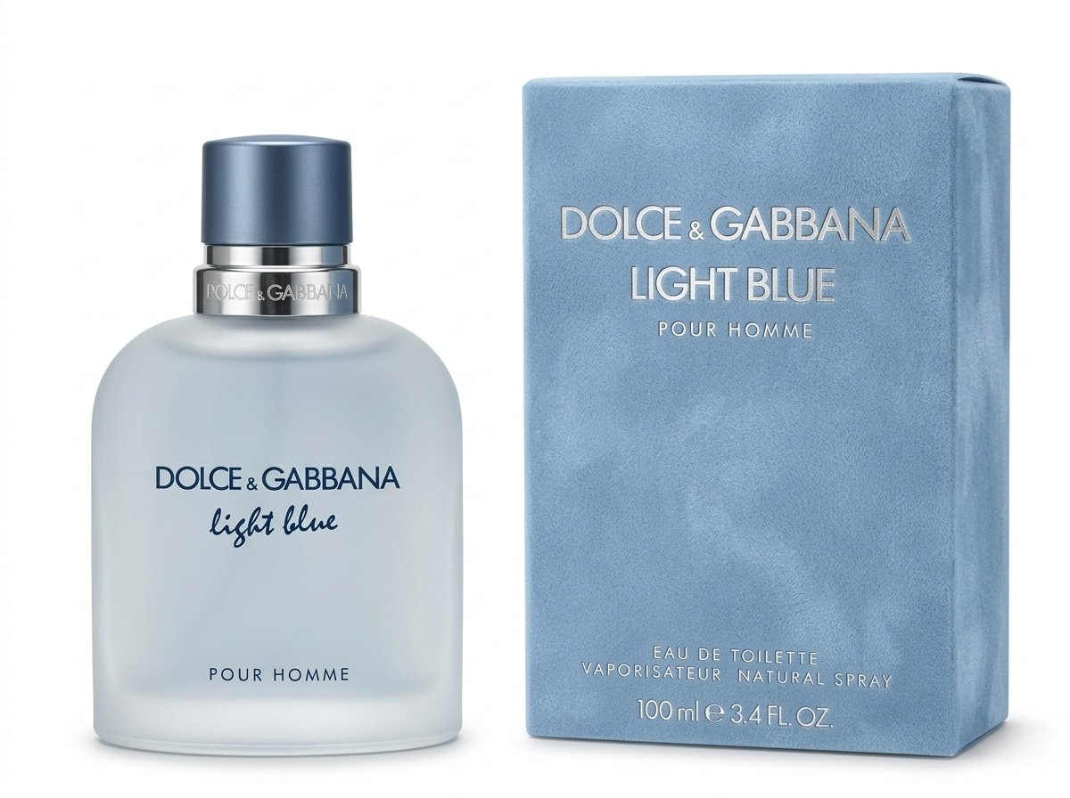 Perfume Dolce & Gabbana Light Blue Pour Homme - Eau de Toilette 100 ml (3.4 fl. oz.) para Hombre