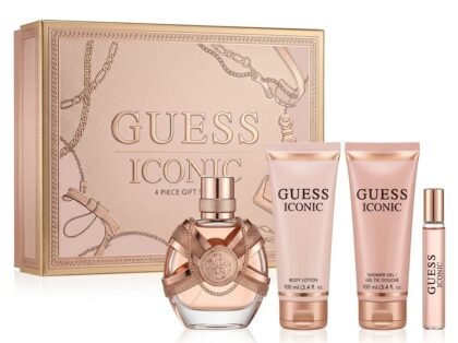 Set de Regalo Guess Iconic - Eau de Parfum 3.4 oz (4 Piezas) para Mujer