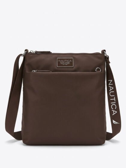 Bolso Bandolera Nautica N/S Crossbody Diver Enamel Nylon Espresso