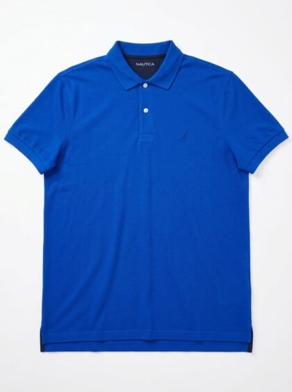 Chemise Polo Nautica Classic Fit - Azul Rey (Cobalt Blue) - Talla XXL para Hombre