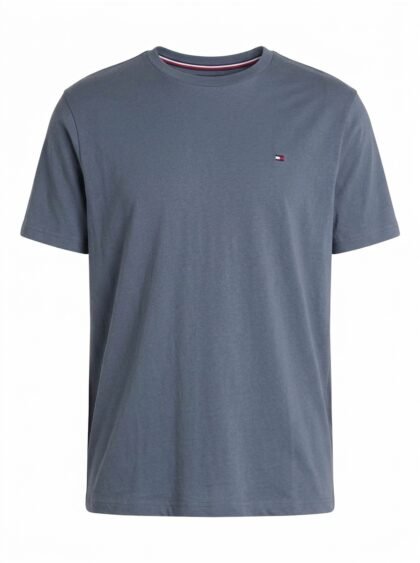 Franela Camiseta Tommy Hilfiger Cuello Redondo - Azul Pizarra / Gris Azulado (Slate Blue) - Talla XXL para Hombre