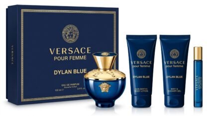 Set de Regalo Versace Pour Femme Dylan Blue - 4 Piezas para Mujer